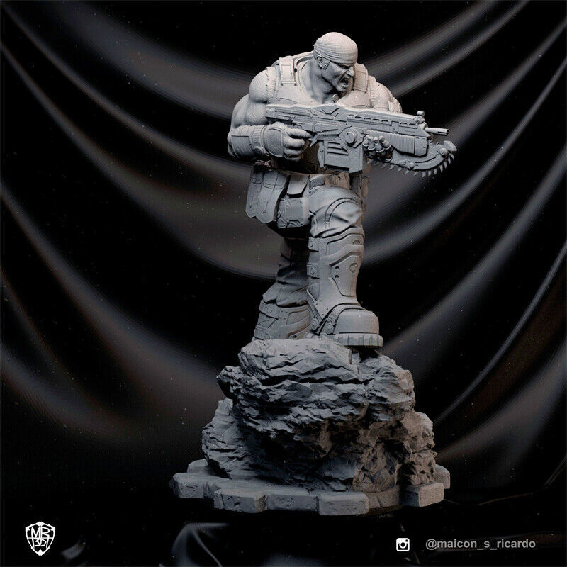 Armored COG Soldier Statue